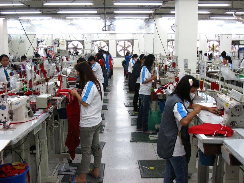 Nice Group production floor with with workers