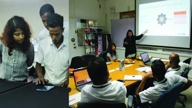 Theory and practical training of IntelloCut solution in Hoodvian factory, Sri Lanka