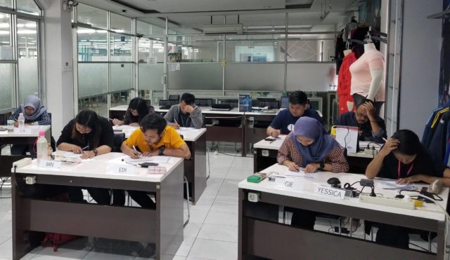 GSDCost trainees giving theory examinations to qualify as practitioners